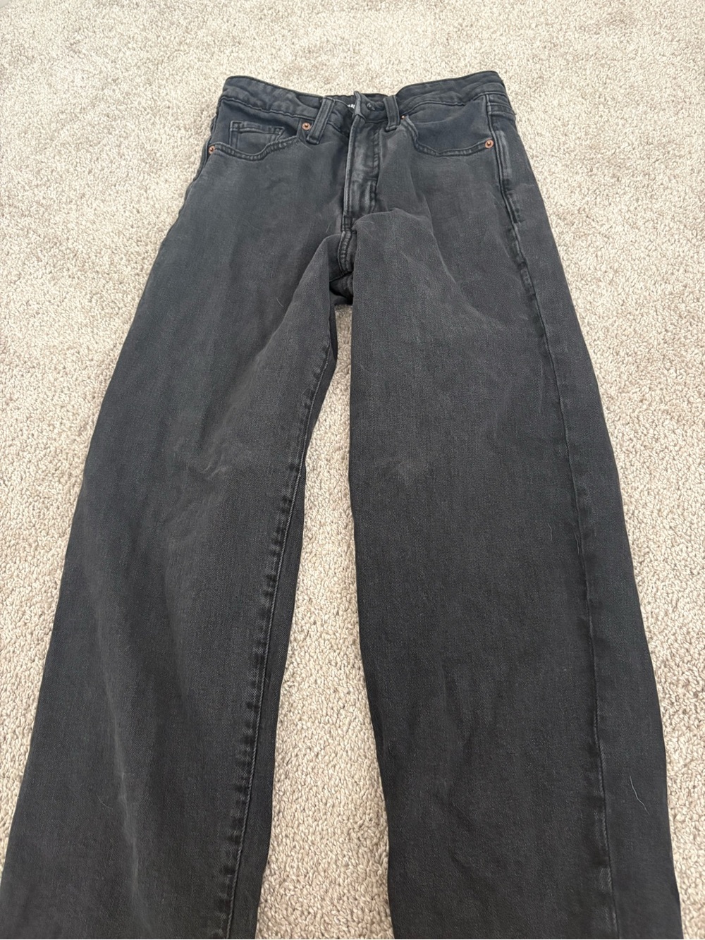 SO Women's Wide Leg Black Jeans